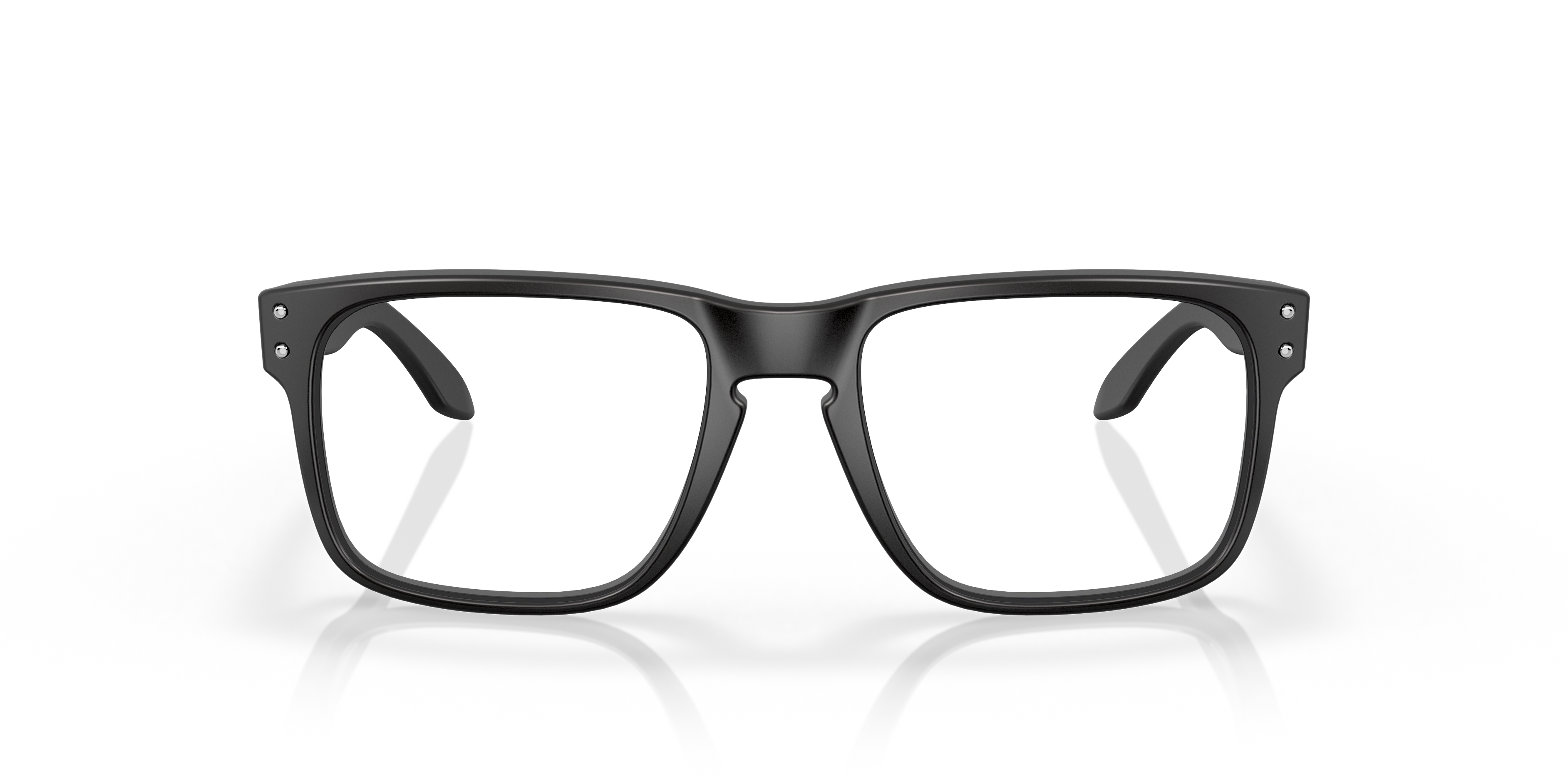 Oakley OX8156 Holbrook Men's Square Eyeglass Frames - Polished Clear Frame