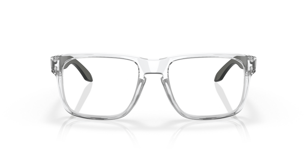 Oakley OX8156 Holbrook Men's Square Eyeglass Frames - Polished Clear Frame