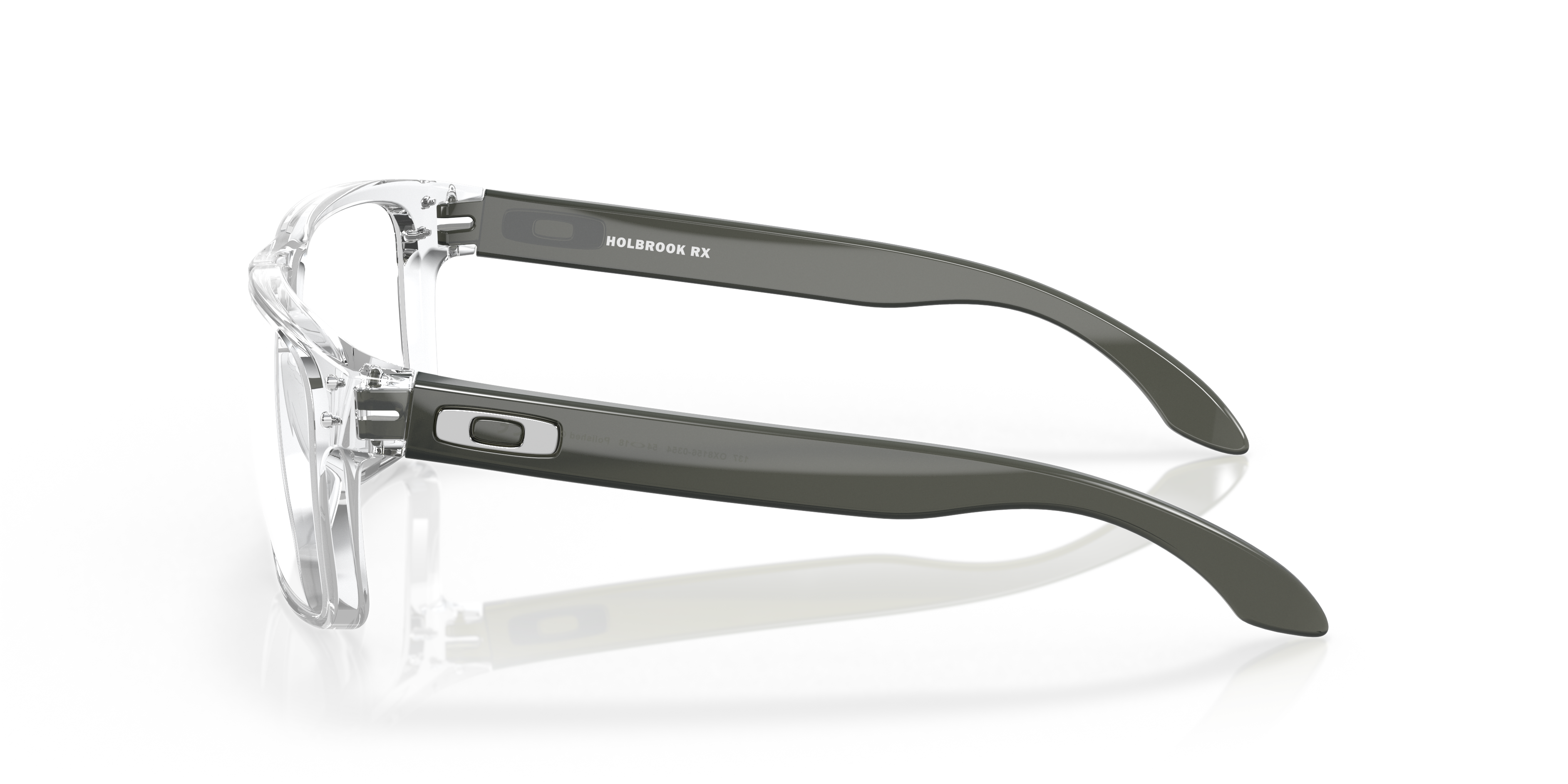 Oakley OX8156 Holbrook Men's Square Eyeglass Frames - Matte Brown Tortoise Frame