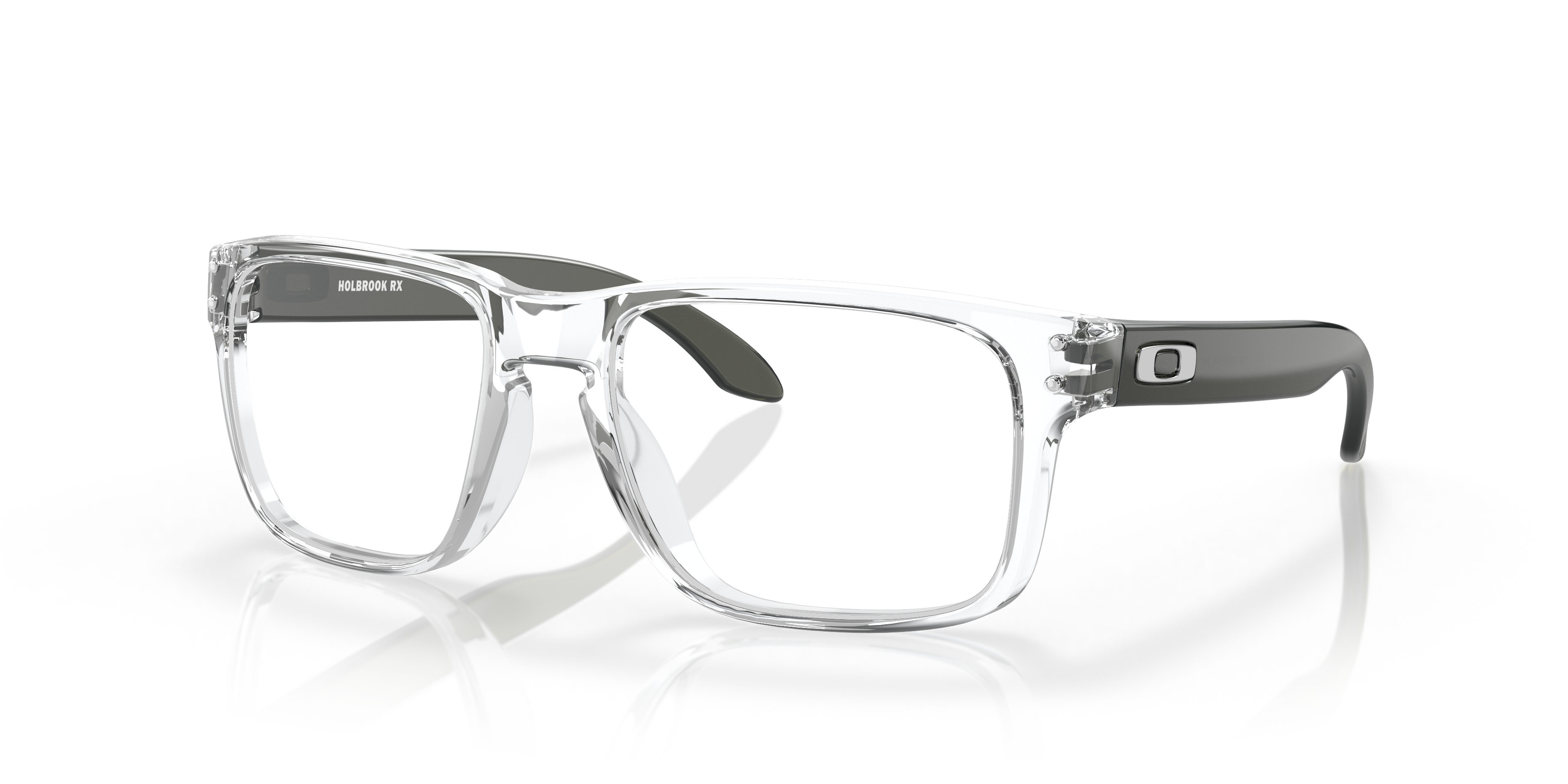 Oakley OX8156 Holbrook Men's Square Eyeglass Frames - Matte Brown Tortoise Frame