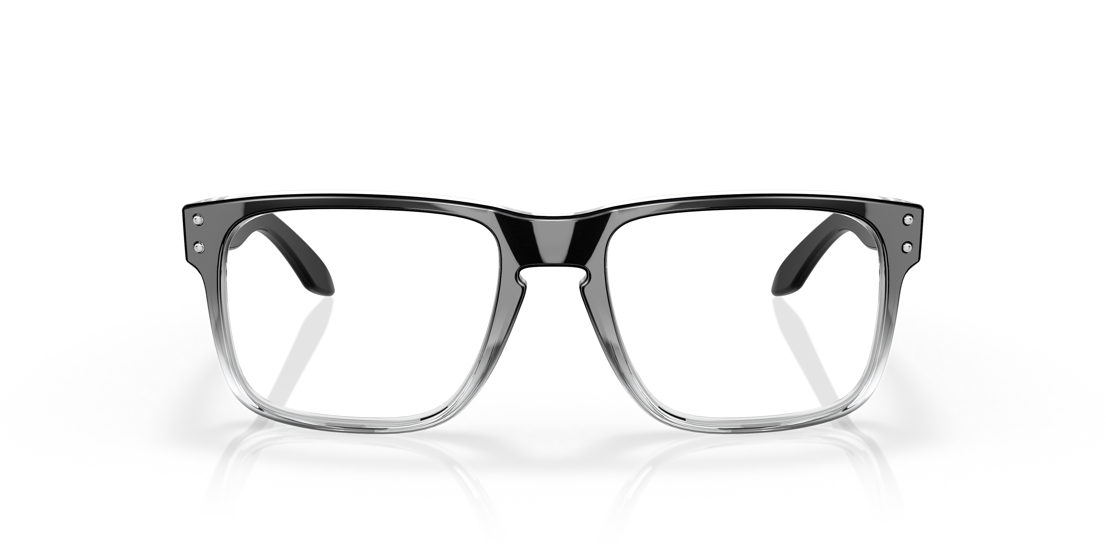 Oakley OX8156 Holbrook Men's Square Eyeglass Frames - Polished Clear Frame