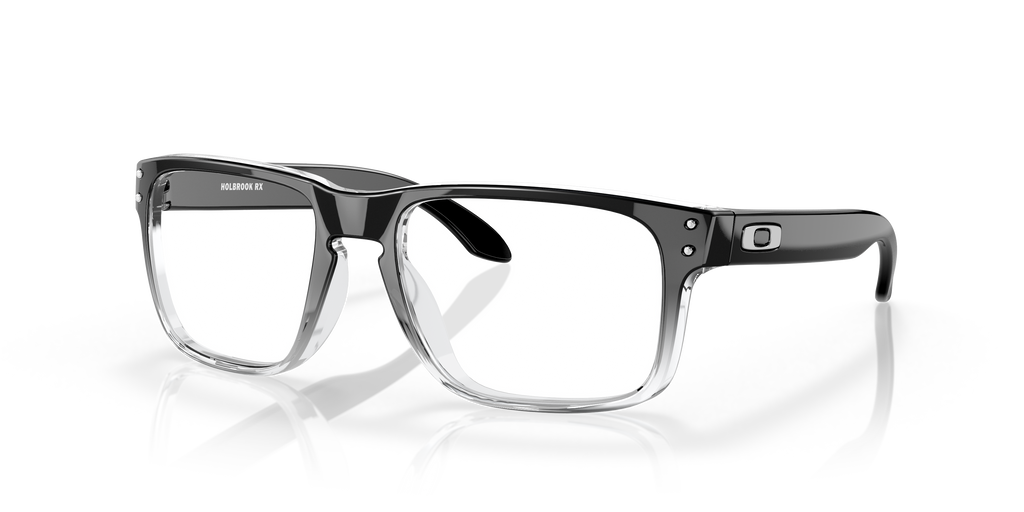 Oakley OX8156 Holbrook Men's Square Eyeglass Frames - Polished Clear Frame