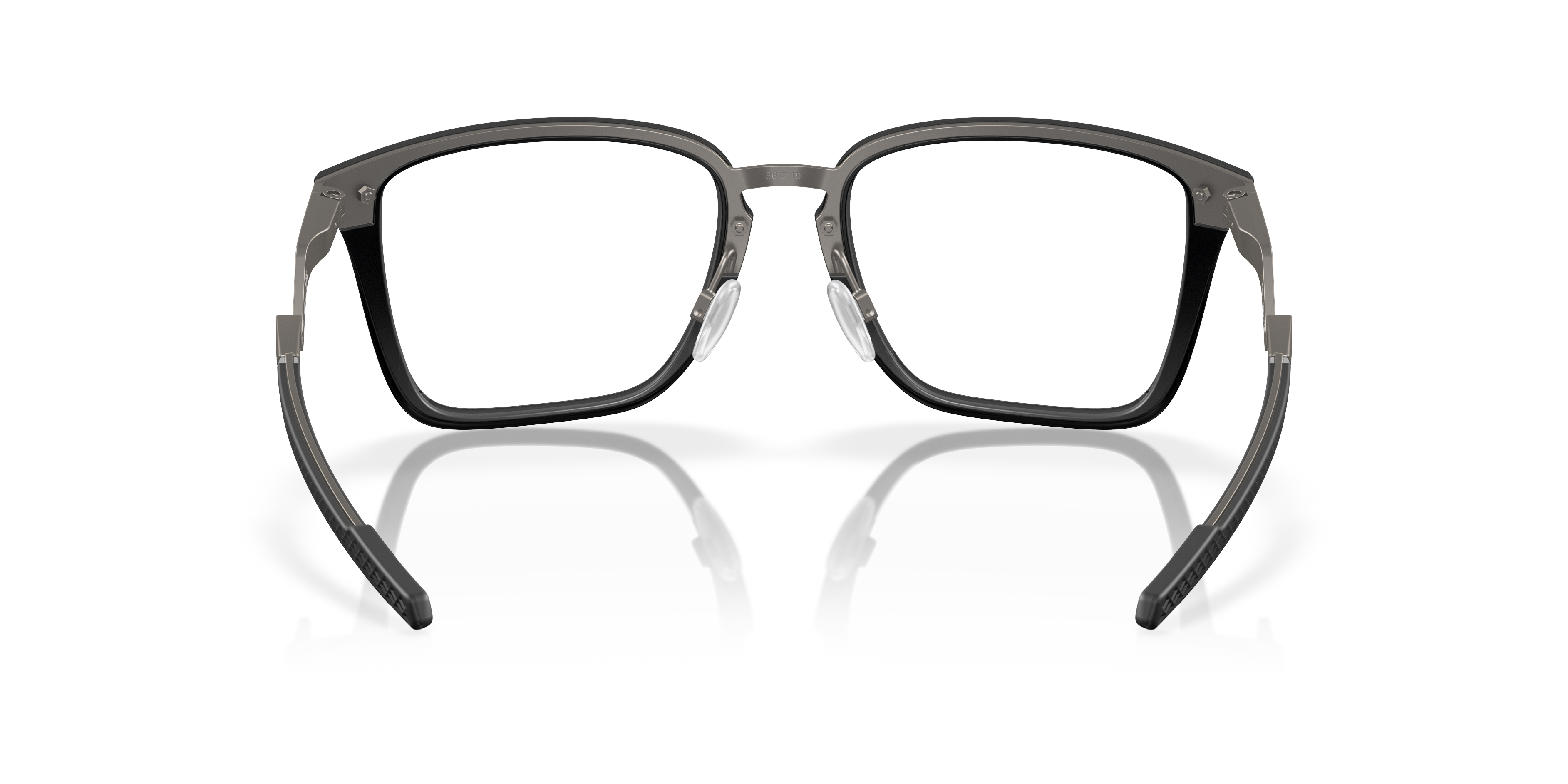 Oakley OX8162 Cognitive Men's Rectangle Eyeglass Frames - Satin Grey Smoke Frame