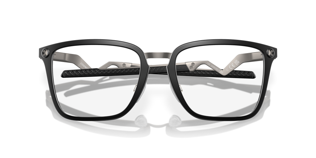 Oakley OX8162 Cognitive Men's Rectangle Eyeglass Frames - Satin Grey Smoke Frame