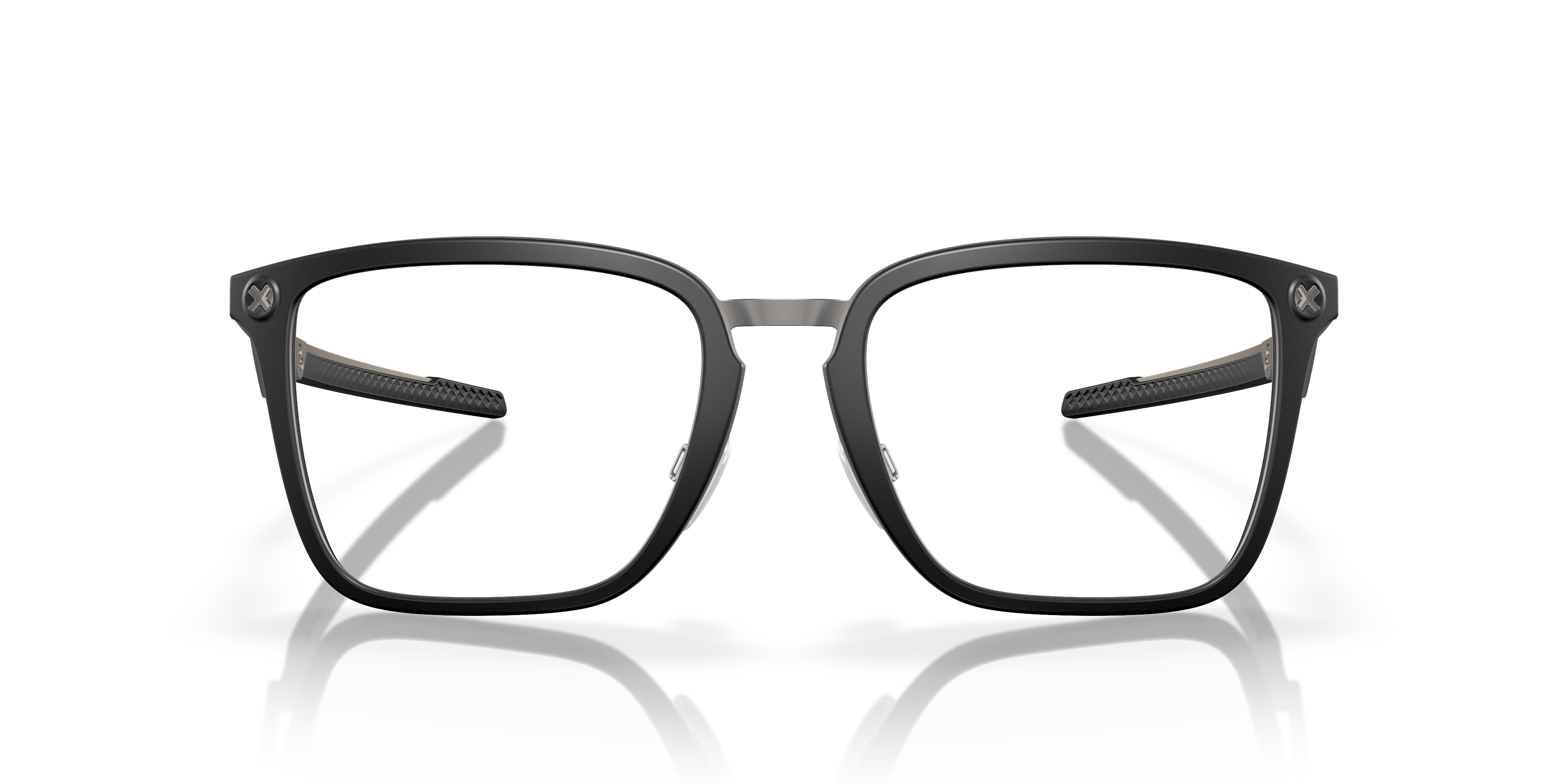 Oakley OX8162 Cognitive Men's Rectangle Eyeglass Frames - Transparent Blue Frame