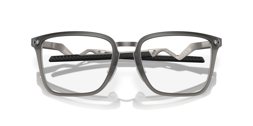 Oakley OX8162 Cognitive Men's Rectangle Eyeglass Frames - Transparent Blue Frame