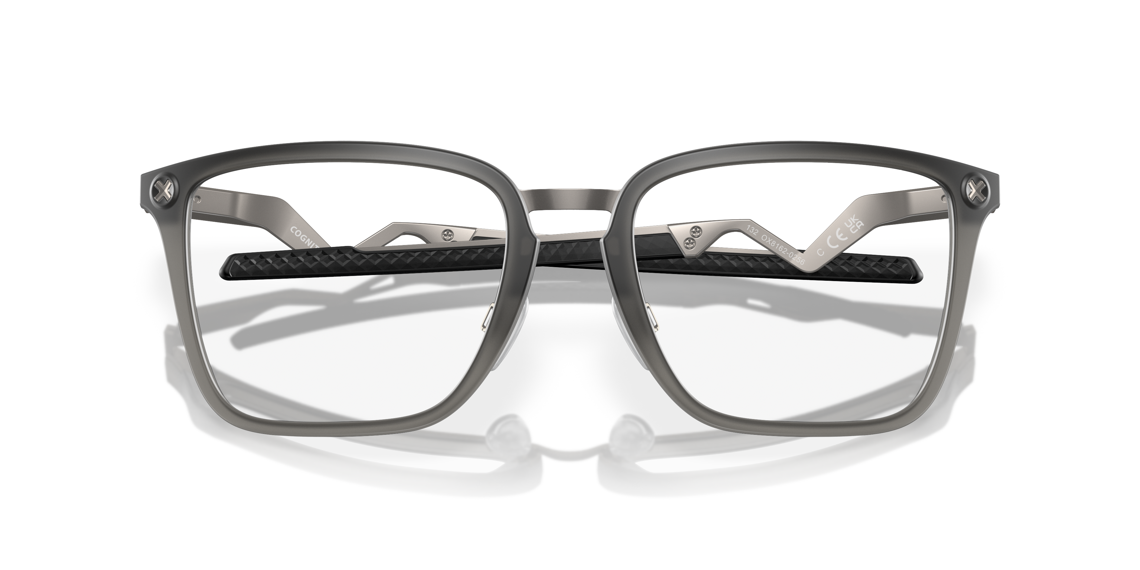 Oakley OX8162 Cognitive Men's Rectangle Eyeglass Frames - Transparent Blue Frame