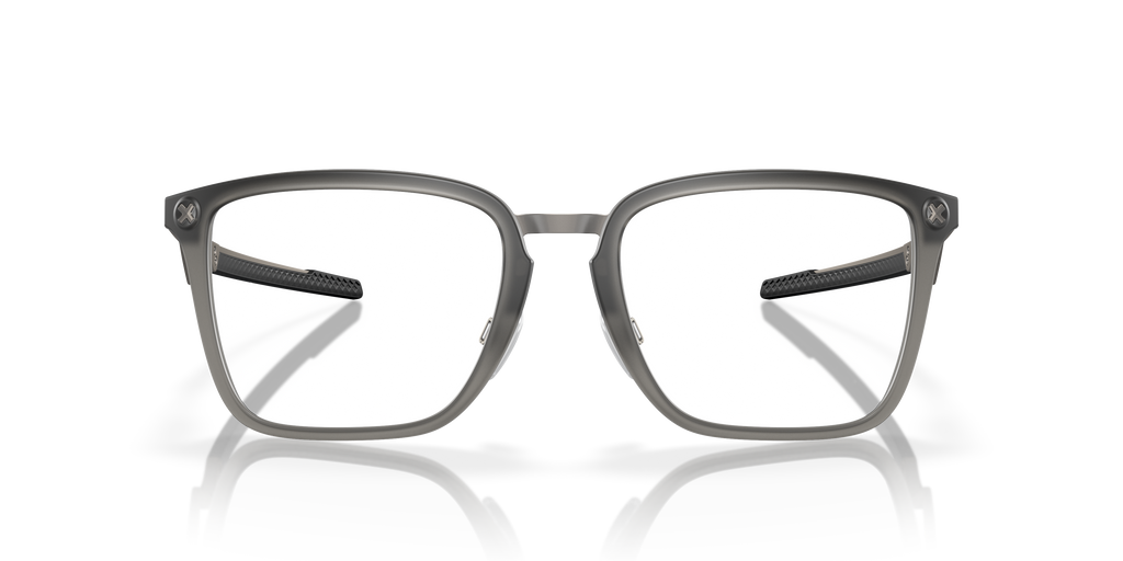 Oakley OX8162 Cognitive Men's Rectangle Eyeglass Frames - Satin Grey Smoke Frame