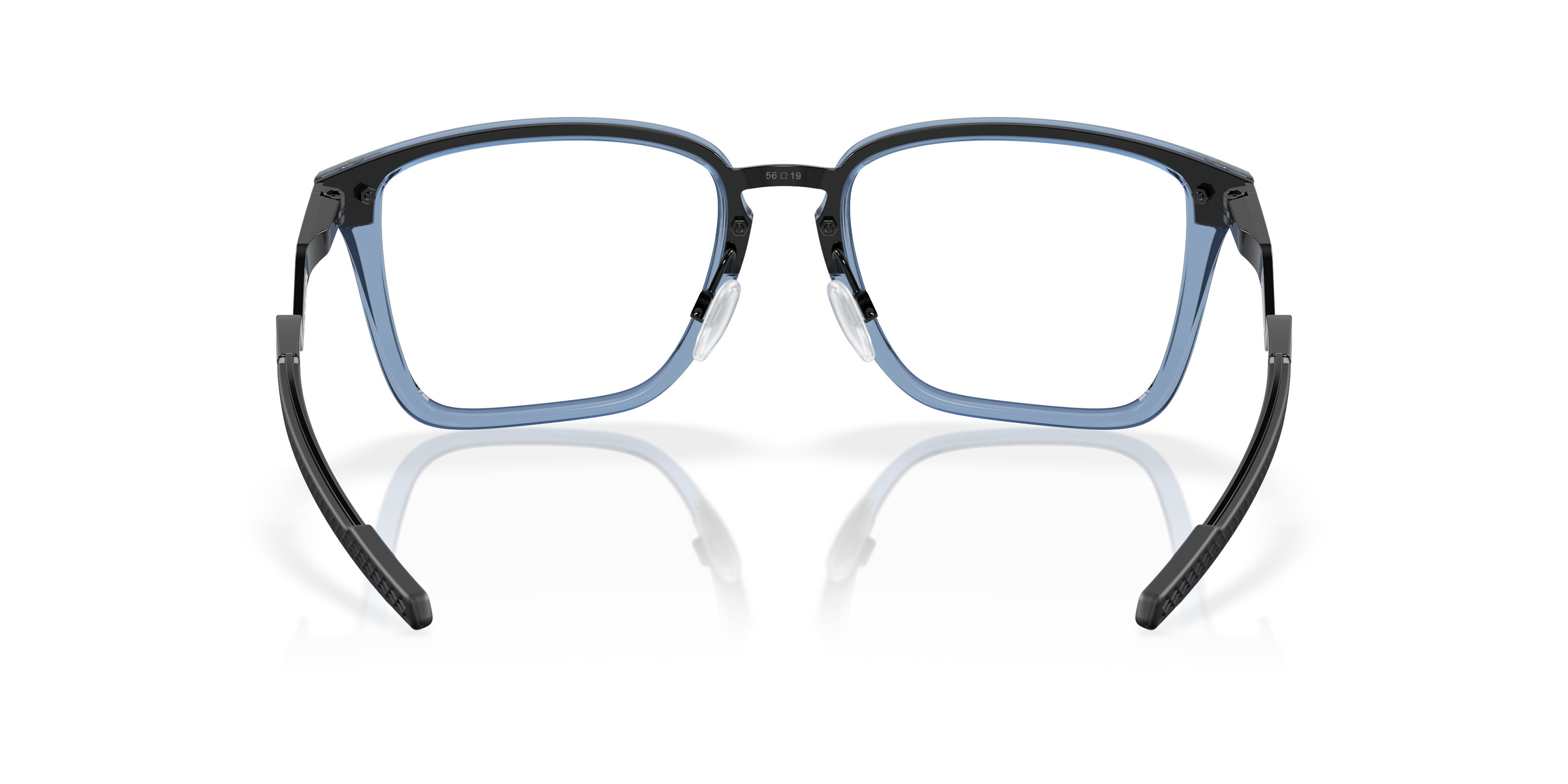 Oakley OX8162 Cognitive Men's Rectangle Eyeglass Frames - Satin Grey Smoke Frame
