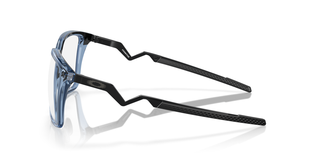 Oakley OX8162 Cognitive Men's Rectangle Eyeglass Frames - Satin Grey Smoke Frame