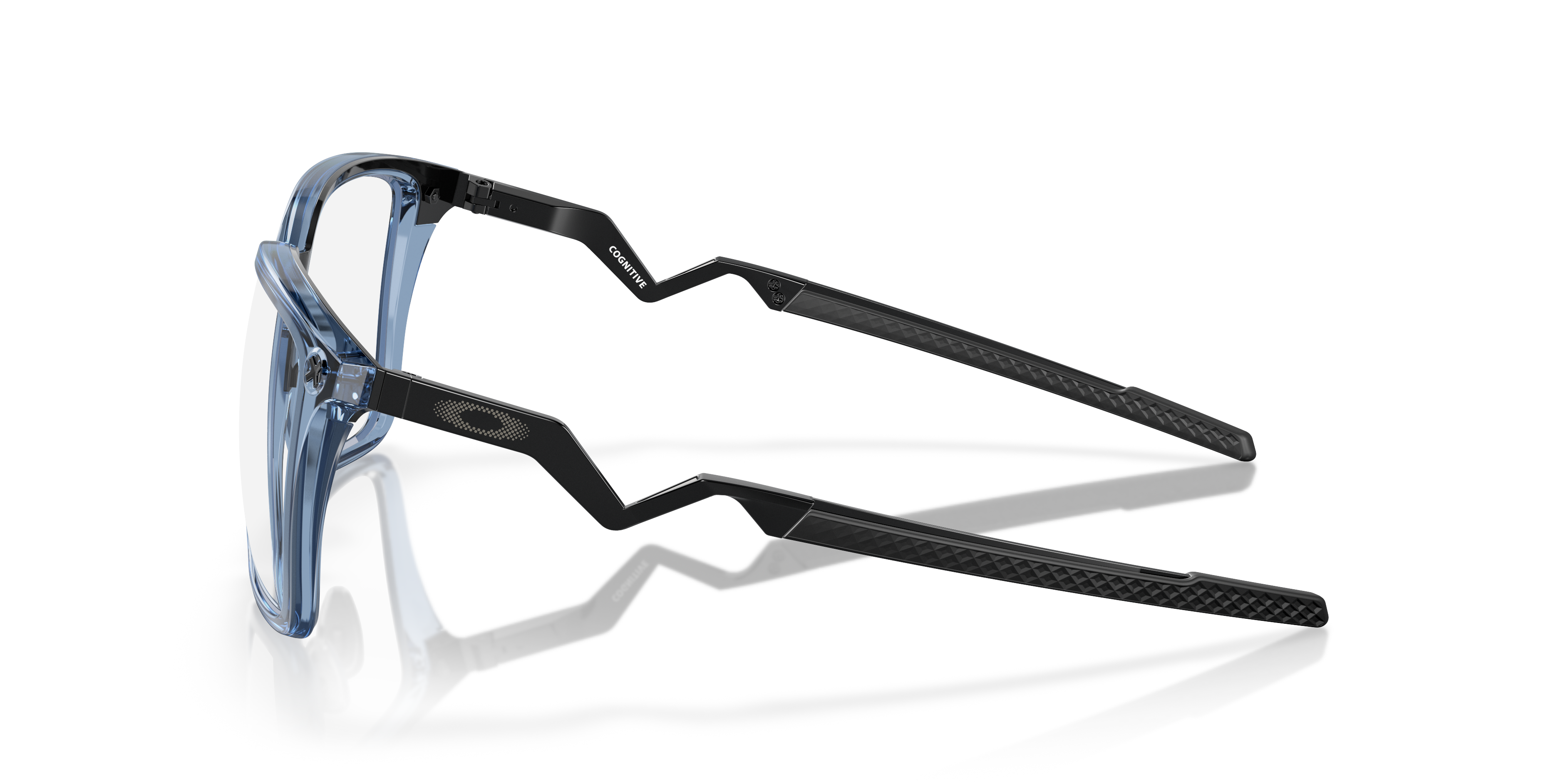Oakley OX8162 Cognitive Men's Rectangle Eyeglass Frames - Satin Grey Smoke Frame