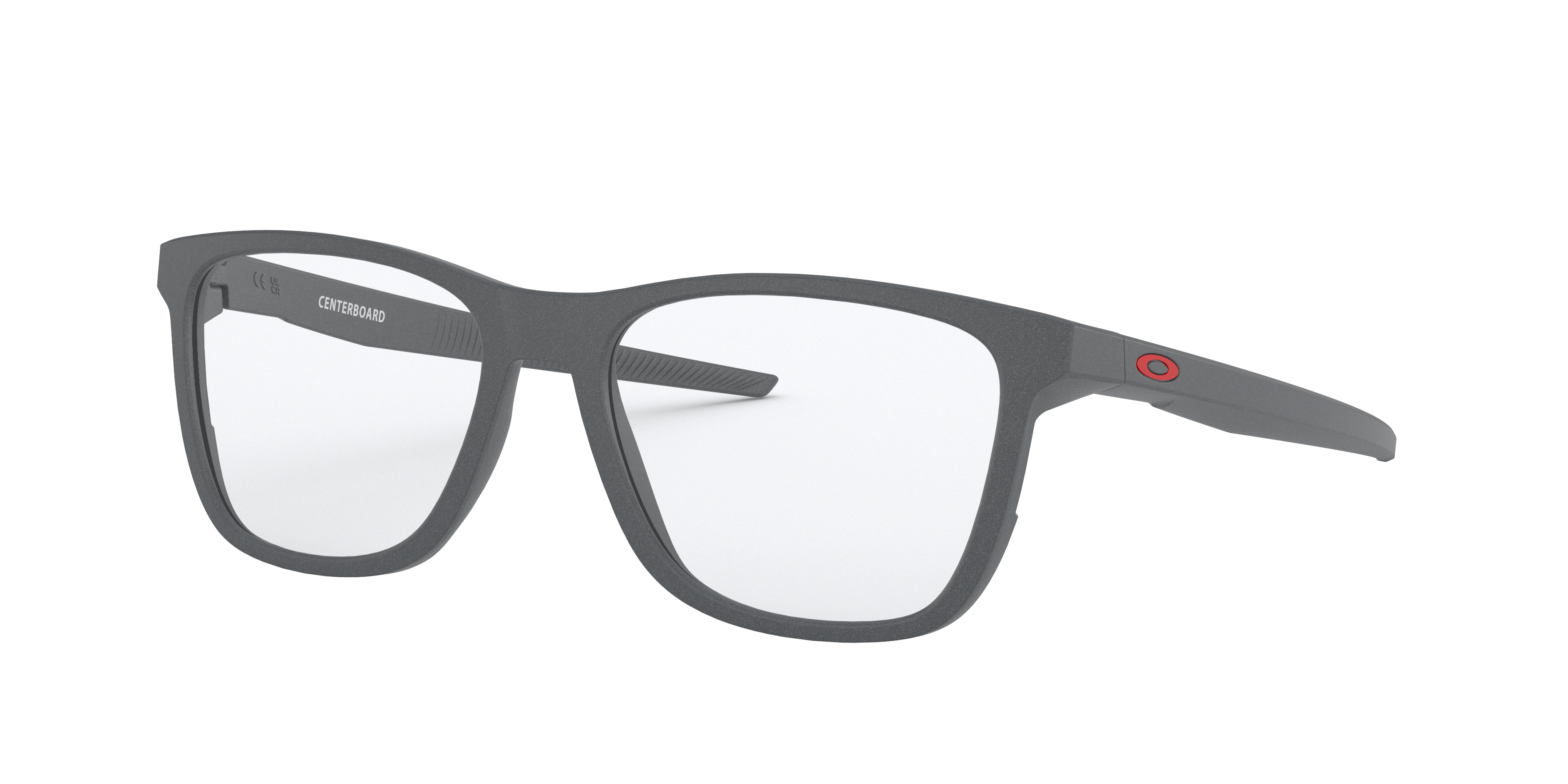 Oakley OX8163 Centerboard Men's Round Eyeglass Frames - Polished Clear Frame