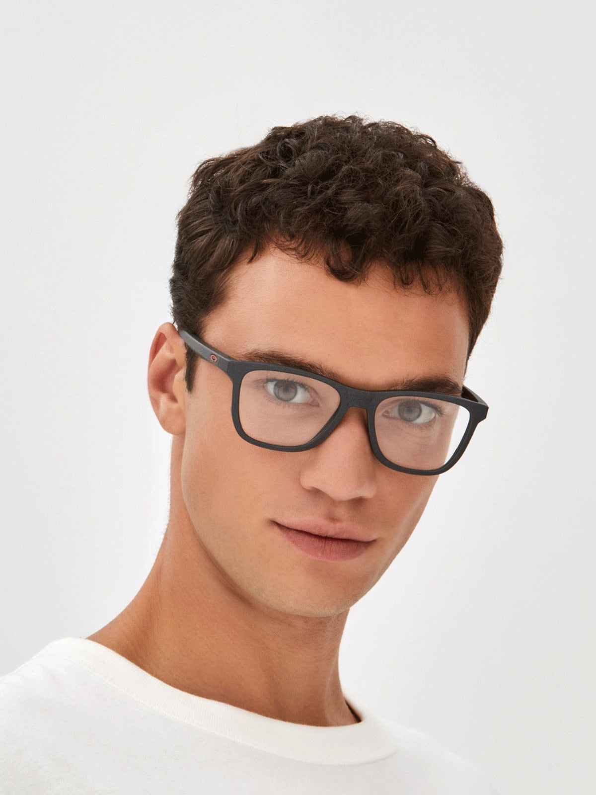 Oakley OX8163 Centerboard Men's Round Eyeglass Frames - Satin Light Steel Frame