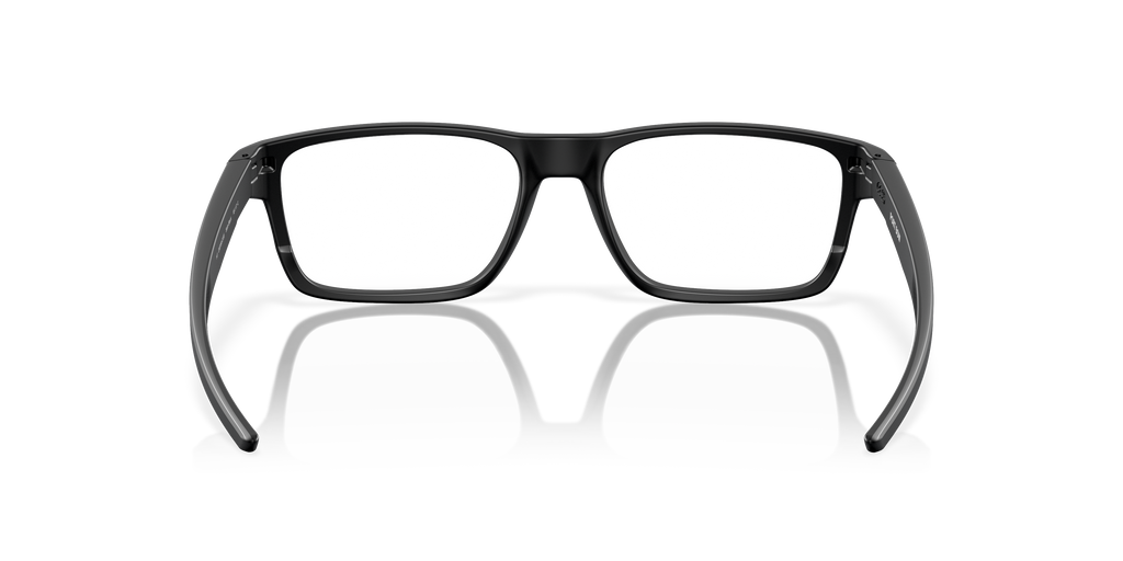 Oakley OX8164 Port Bow Men's Rectangle Eyeglass Frames - Polished Clear Frame