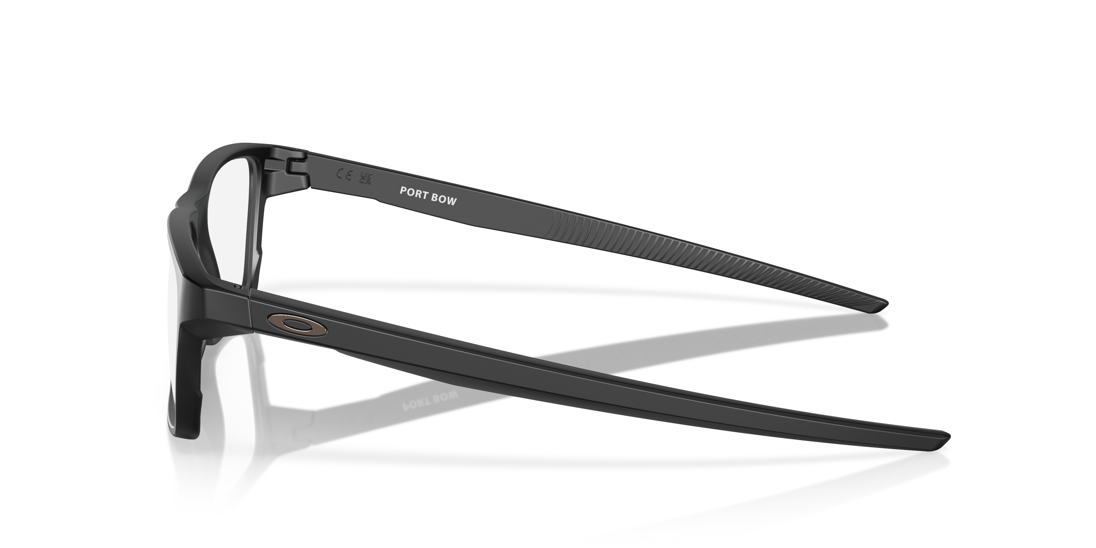 Oakley OX8164 Port Bow Men's Rectangle Eyeglass Frames - Satin Light Steel Frame