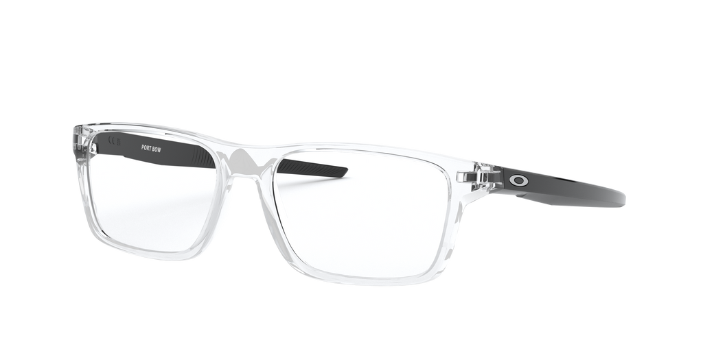 Oakley OX8164 Port Bow Men's Rectangle Eyeglass Frames - Satin Black Frame