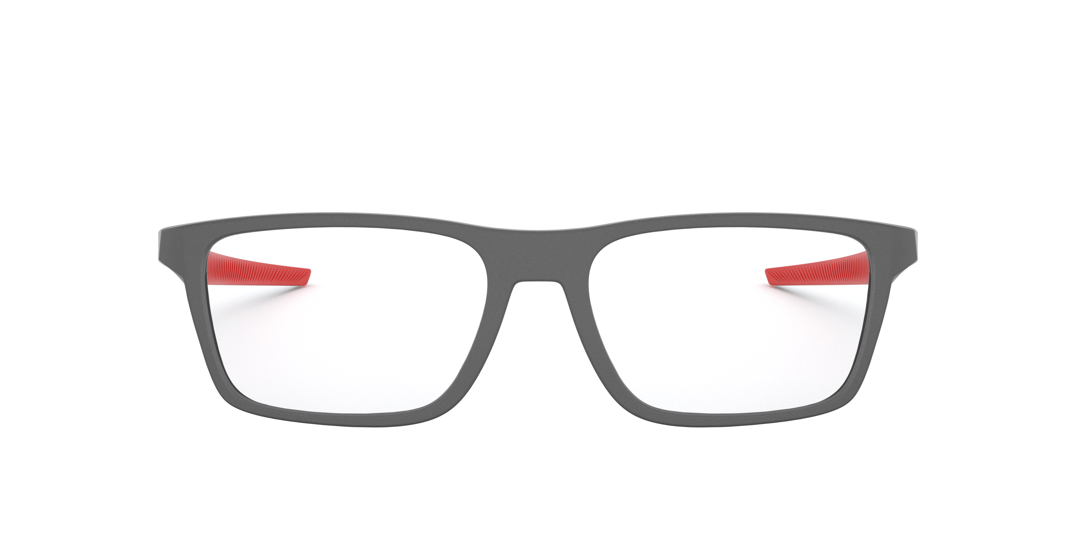 Oakley OX8164 Port Bow Men's Rectangle Eyeglass Frames - Polished Clear Frame