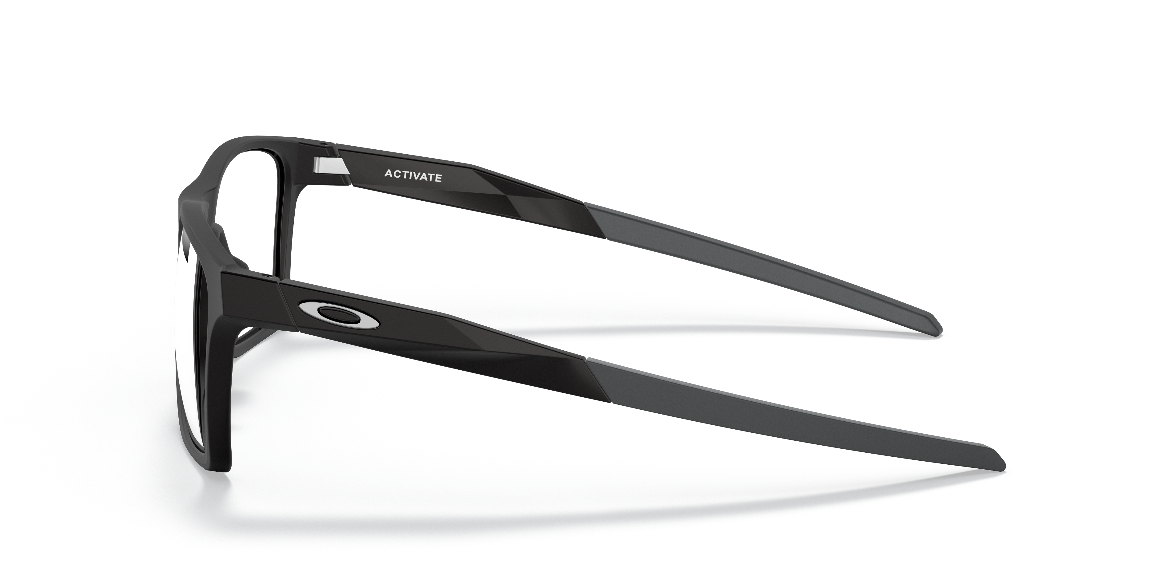 Oakley OX8173 Activate Men's Square Eyeglass Frames - Polished Black Fade Frame