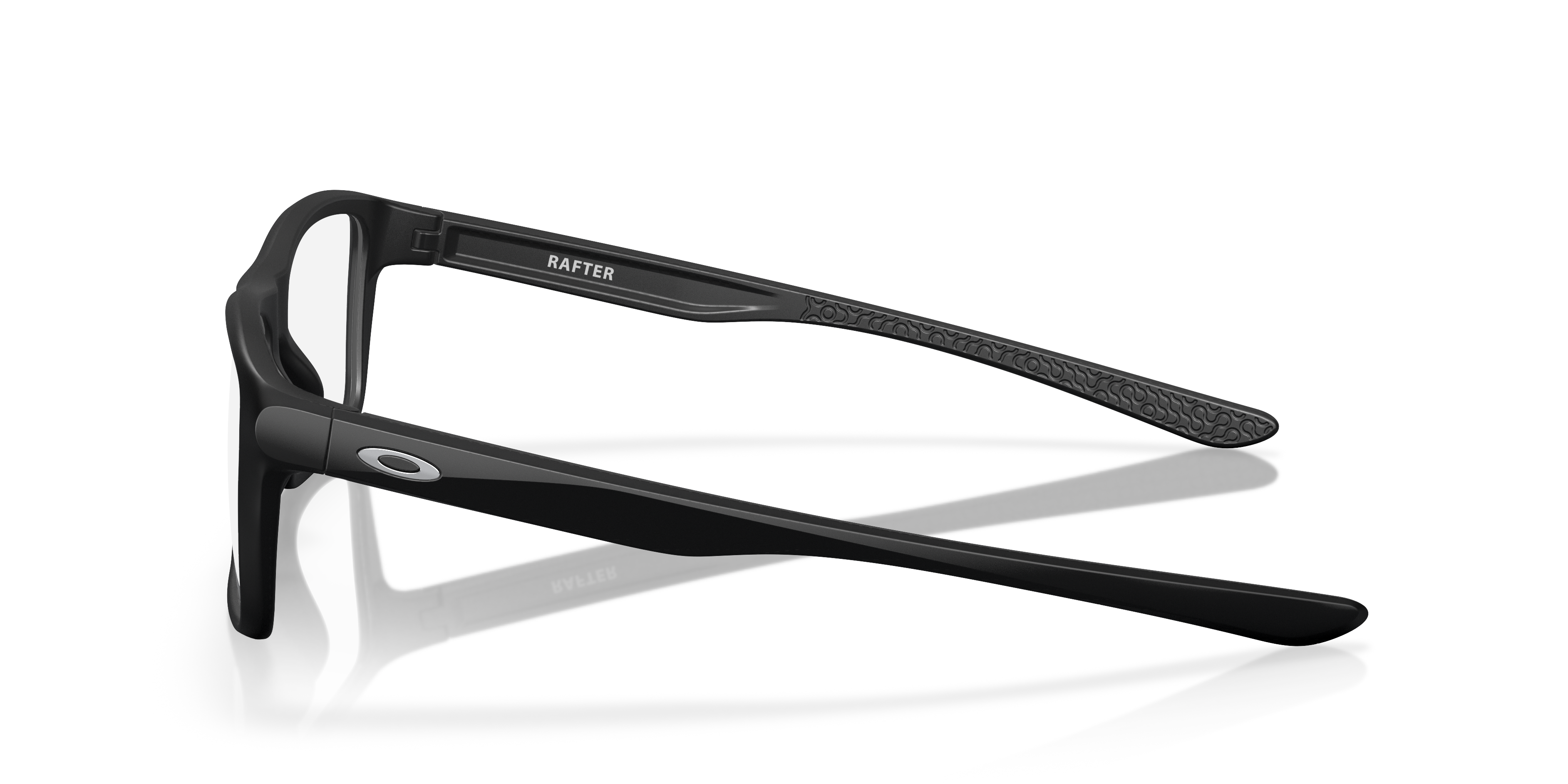Oakley OX8178 Rafter Men's Rectangle Eyeglass Frames - Satin Black Frame