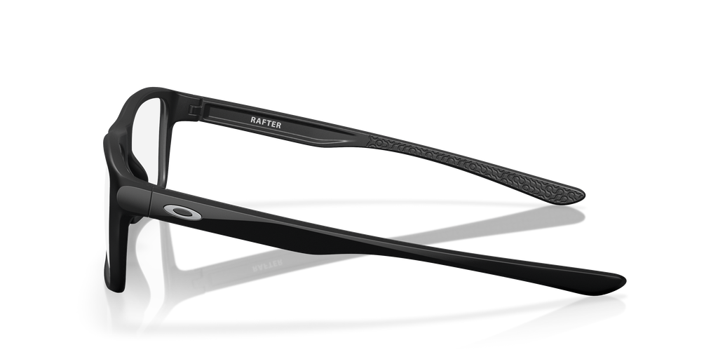 Oakley OX8178 Rafter Men's Rectangle Eyeglass Frames - Polished Clear Frame