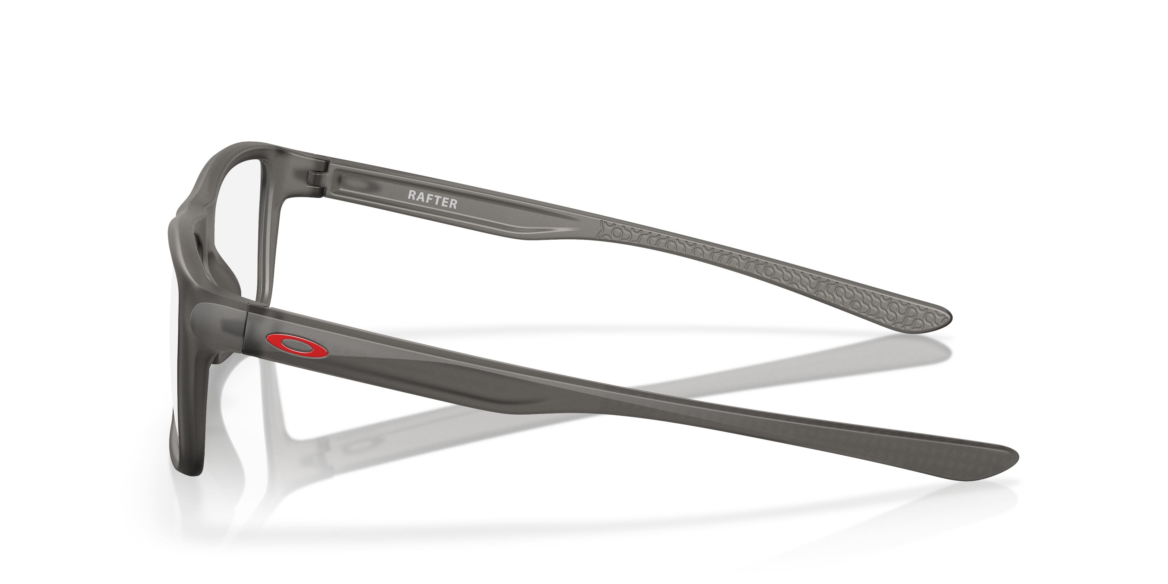 Oakley OX8178 Rafter Men's Rectangle Eyeglass Frames - Satin Grey Smoke Frame