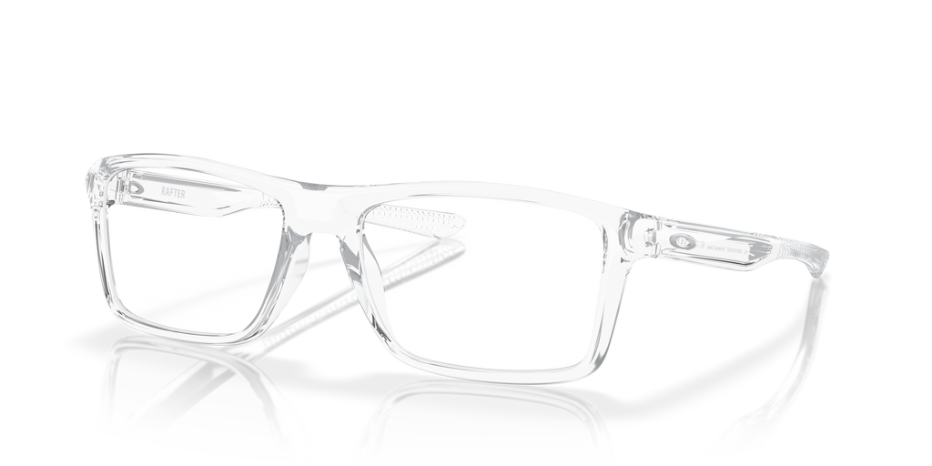 Oakley OX8178 Rafter Men's Rectangle Eyeglass Frames - Satin Grey Smoke Frame