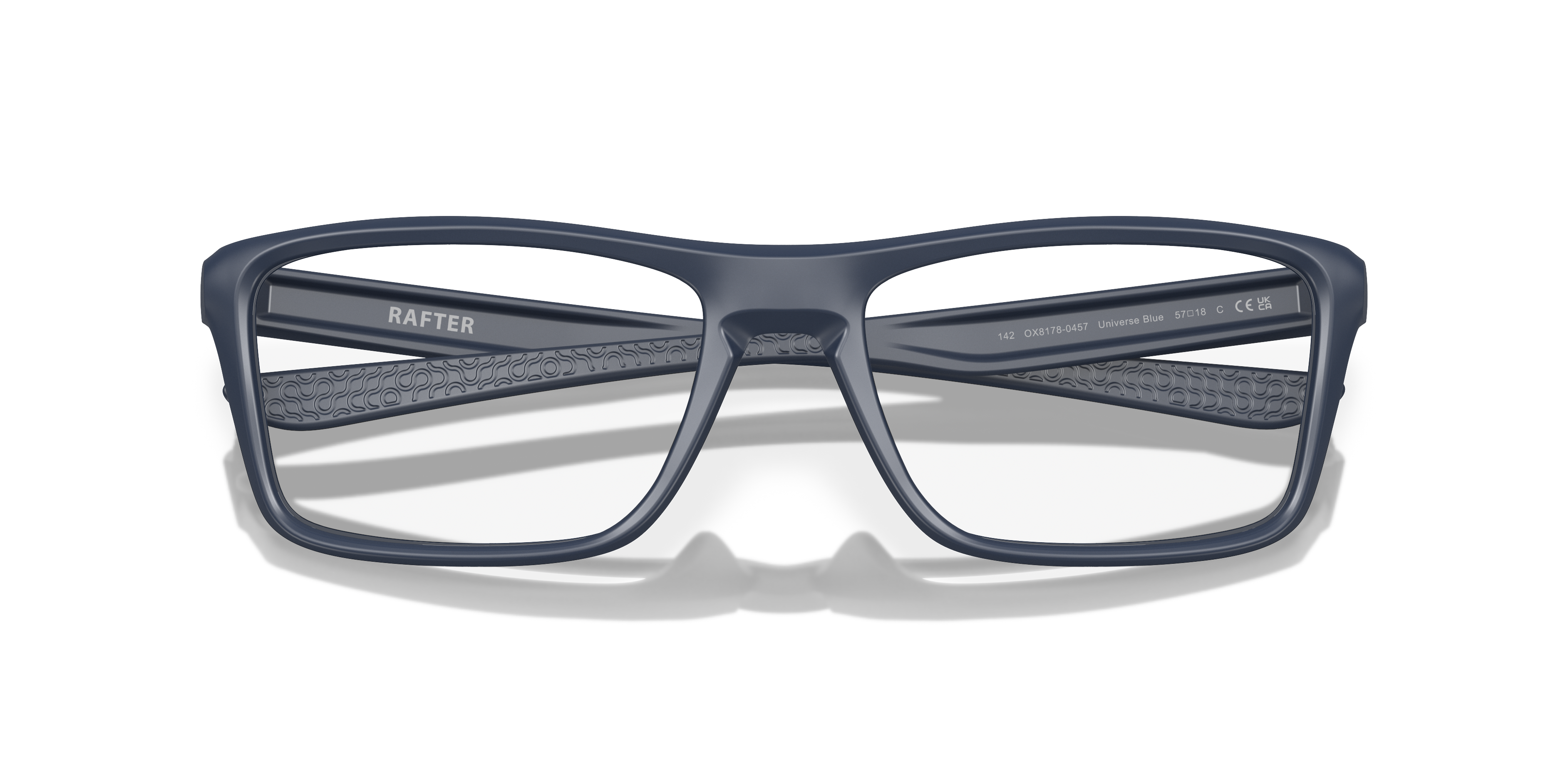 Oakley OX8178 Rafter Men's Rectangle Eyeglass Frames - Satin Black Frame