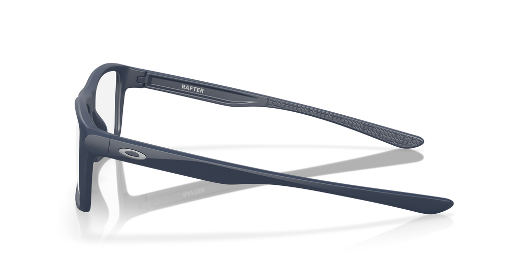 Oakley OX8178 Rafter Men's Rectangle Eyeglass Frames - Polished Clear Frame