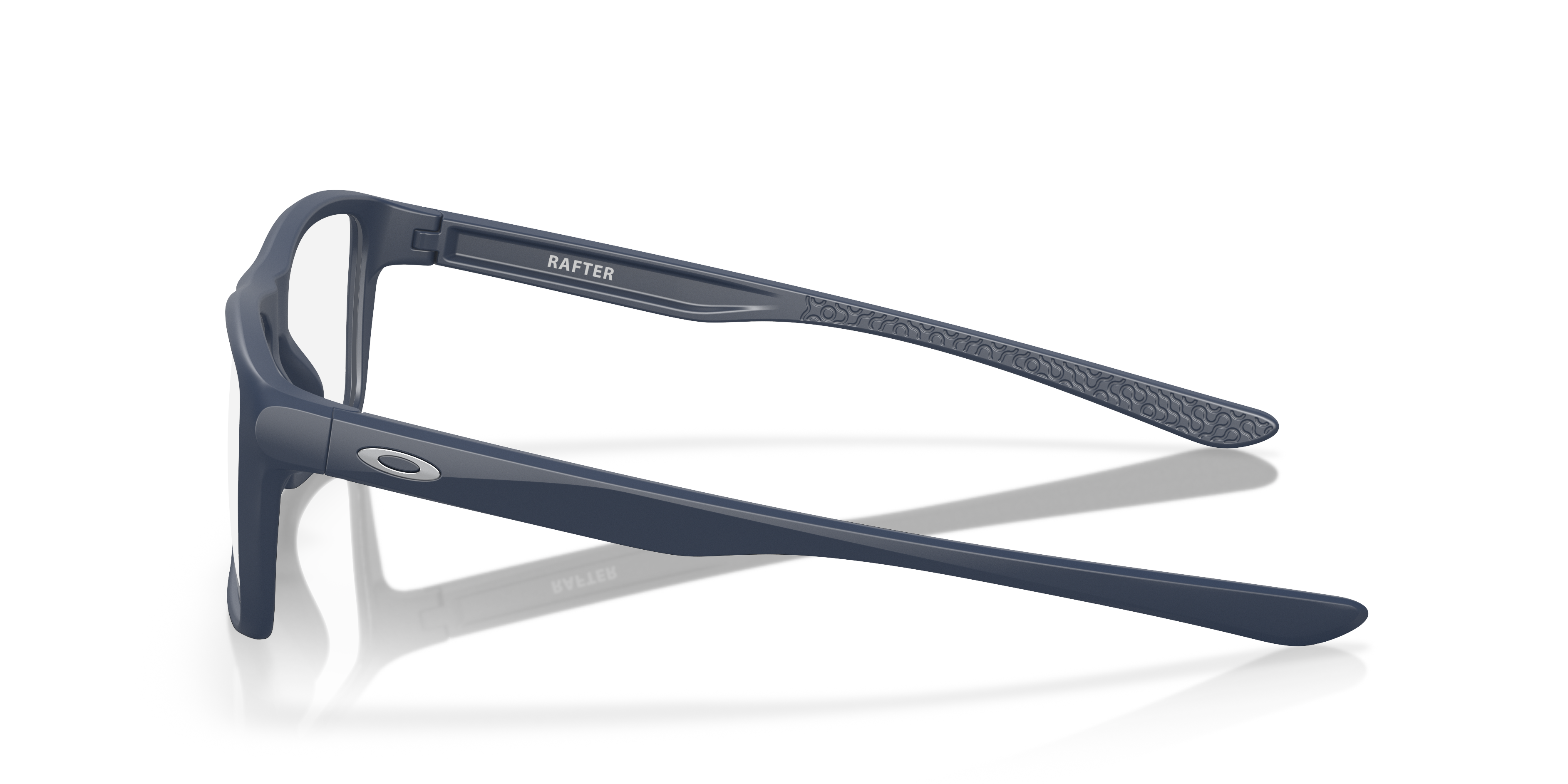 Oakley OX8178 Rafter Men's Rectangle Eyeglass Frames - Satin Grey Smoke Frame
