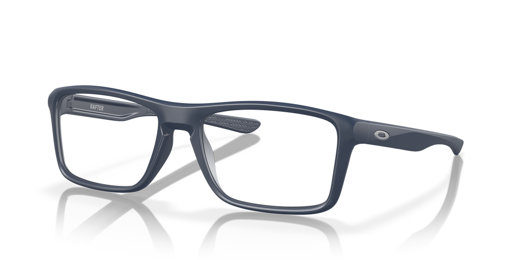 Oakley OX8178 Rafter Men's Rectangle Eyeglass Frames - Polished Clear Frame