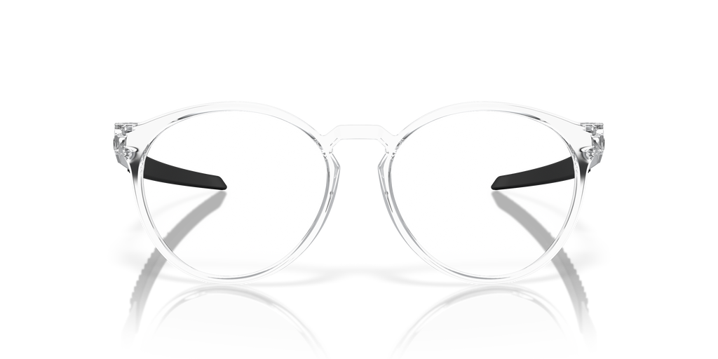 Oakley OX8184 Exchange R Men's Round Eyeglass Frames - Polished Clear Frame