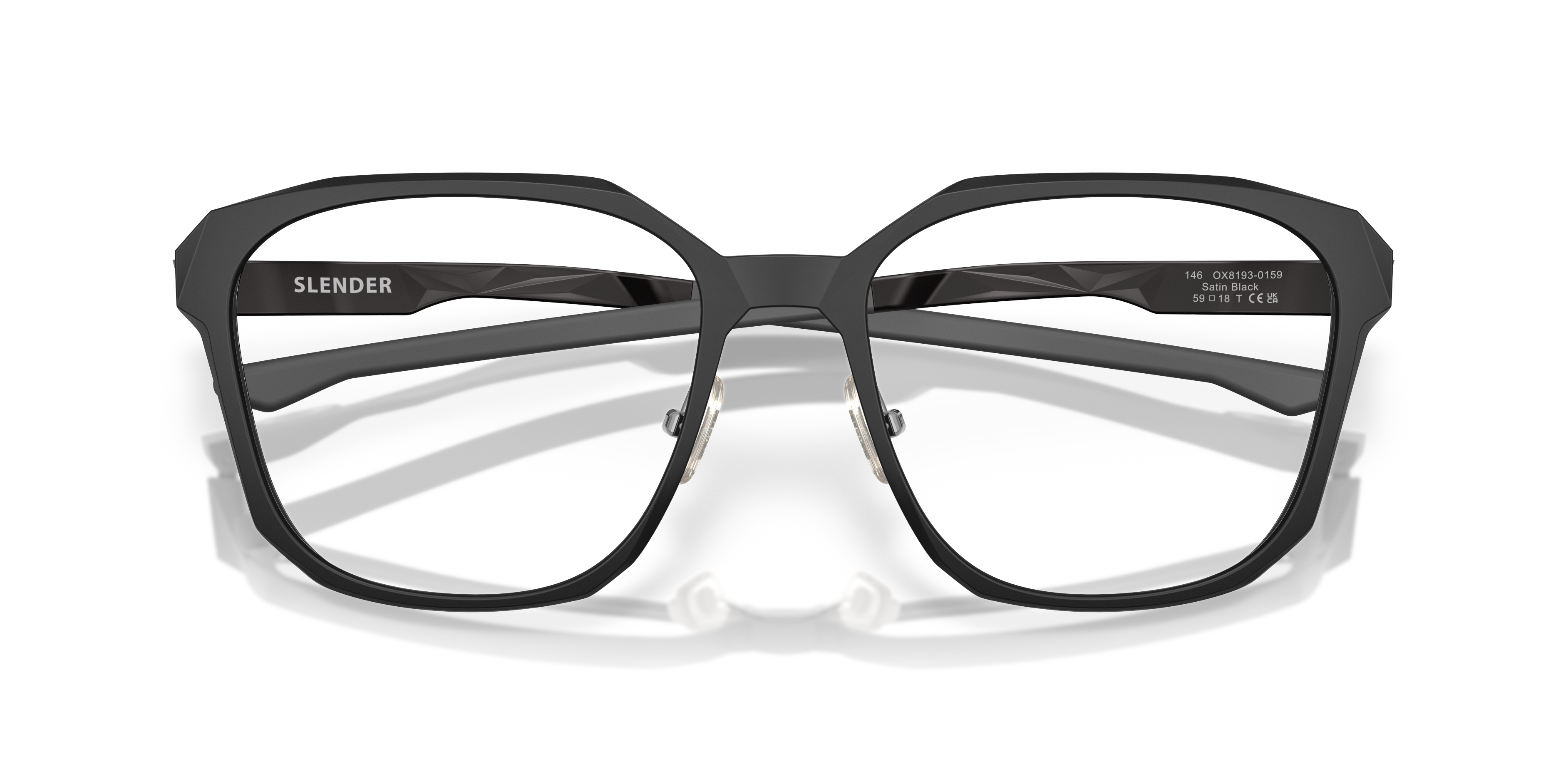 Oakley OX8193 Slender Men's Square Eyeglass Frames - Matte Olive Ink Frame