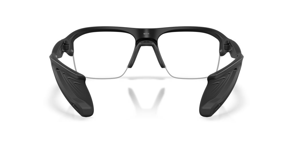 Oakley OX8198 Stunt Glider Unisex Rectangle Eyeglass Frames - Satin Grey Smoke Frame