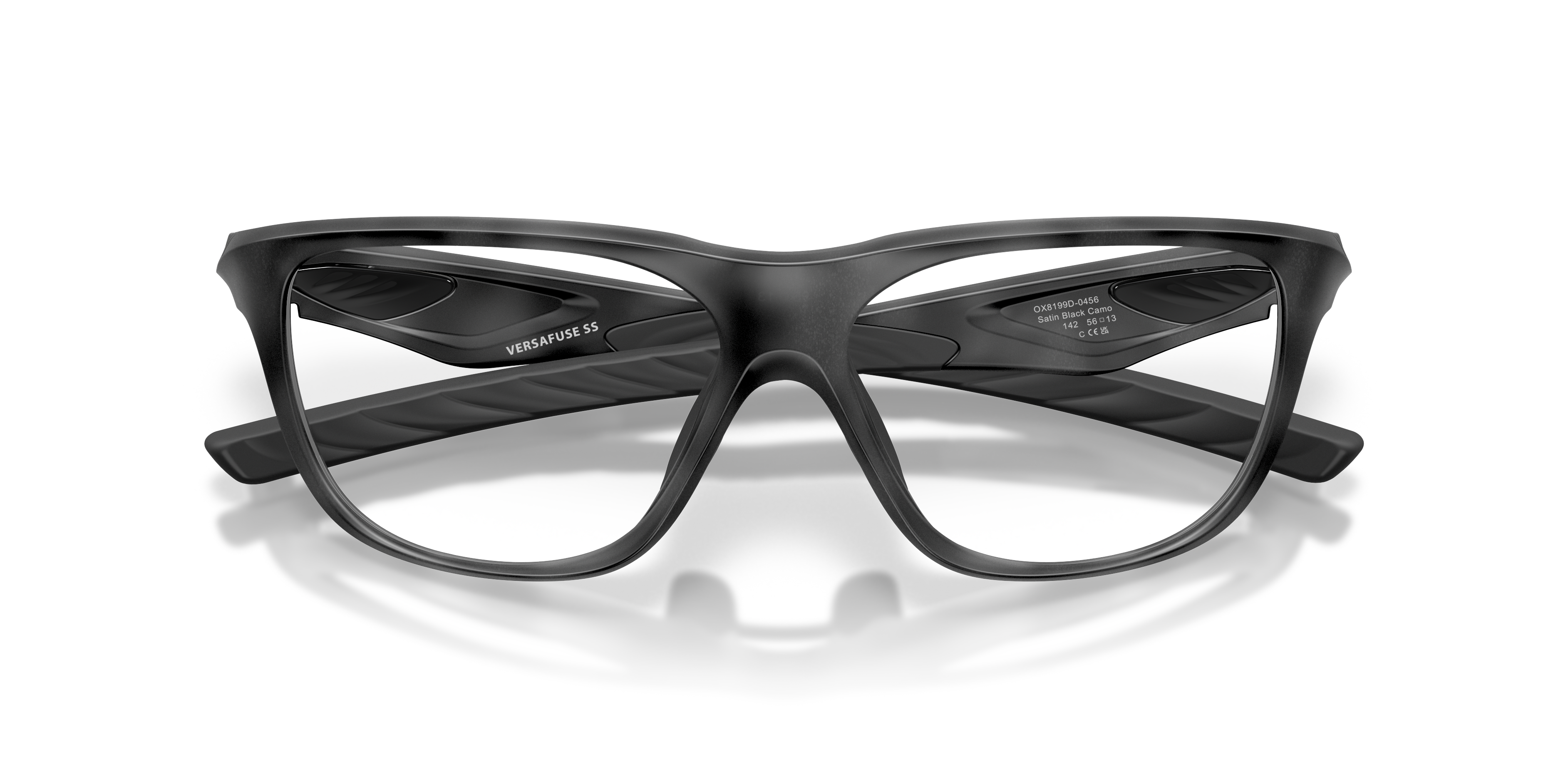 Oakley OX8199D Versafuse SS Unisex Rectangle Eyeglass Frames - Satin Grey Smoke Frame