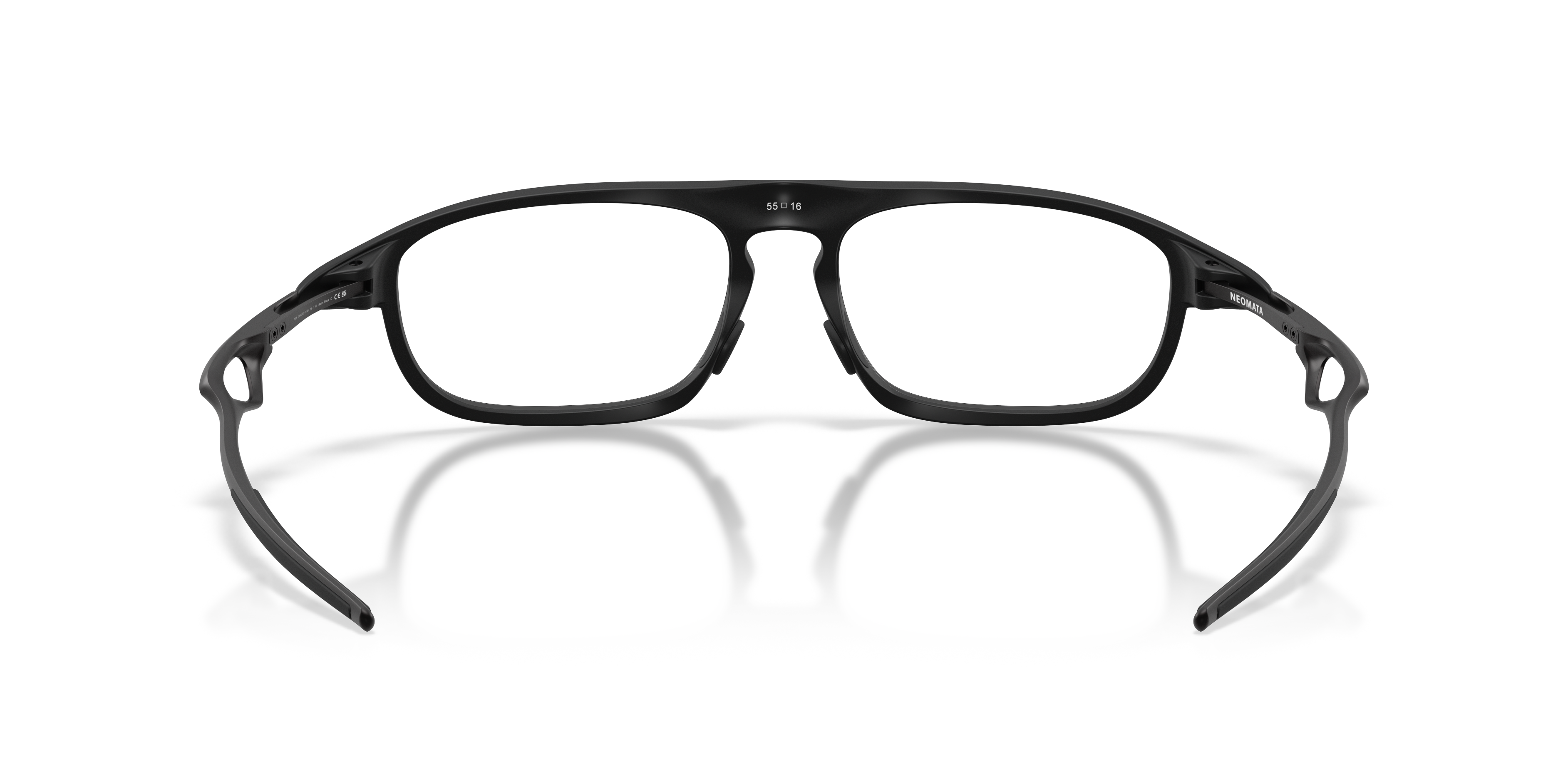 Oakley OX8203 Neomata Unisex Rectangle Eyeglass Frames - Satin Grey Smoke Frame