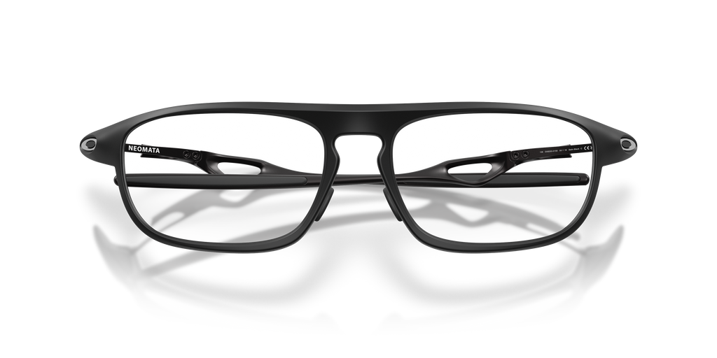 Oakley OX8203 Neomata Unisex Rectangle Eyeglass Frames - Polished Clear Frame
