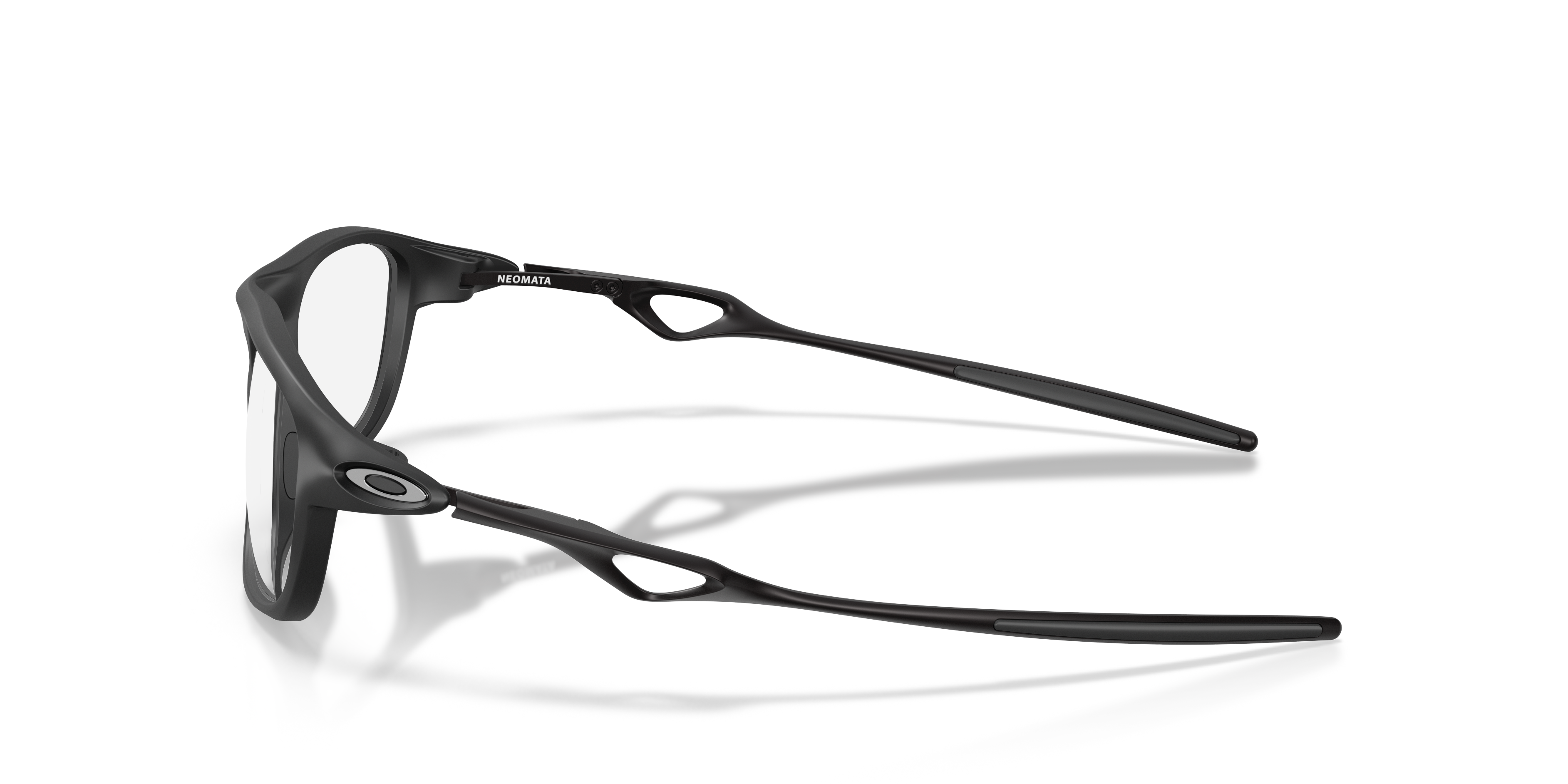 Oakley OX8203 Neomata Unisex Rectangle Eyeglass Frames - Polished Clear Frame