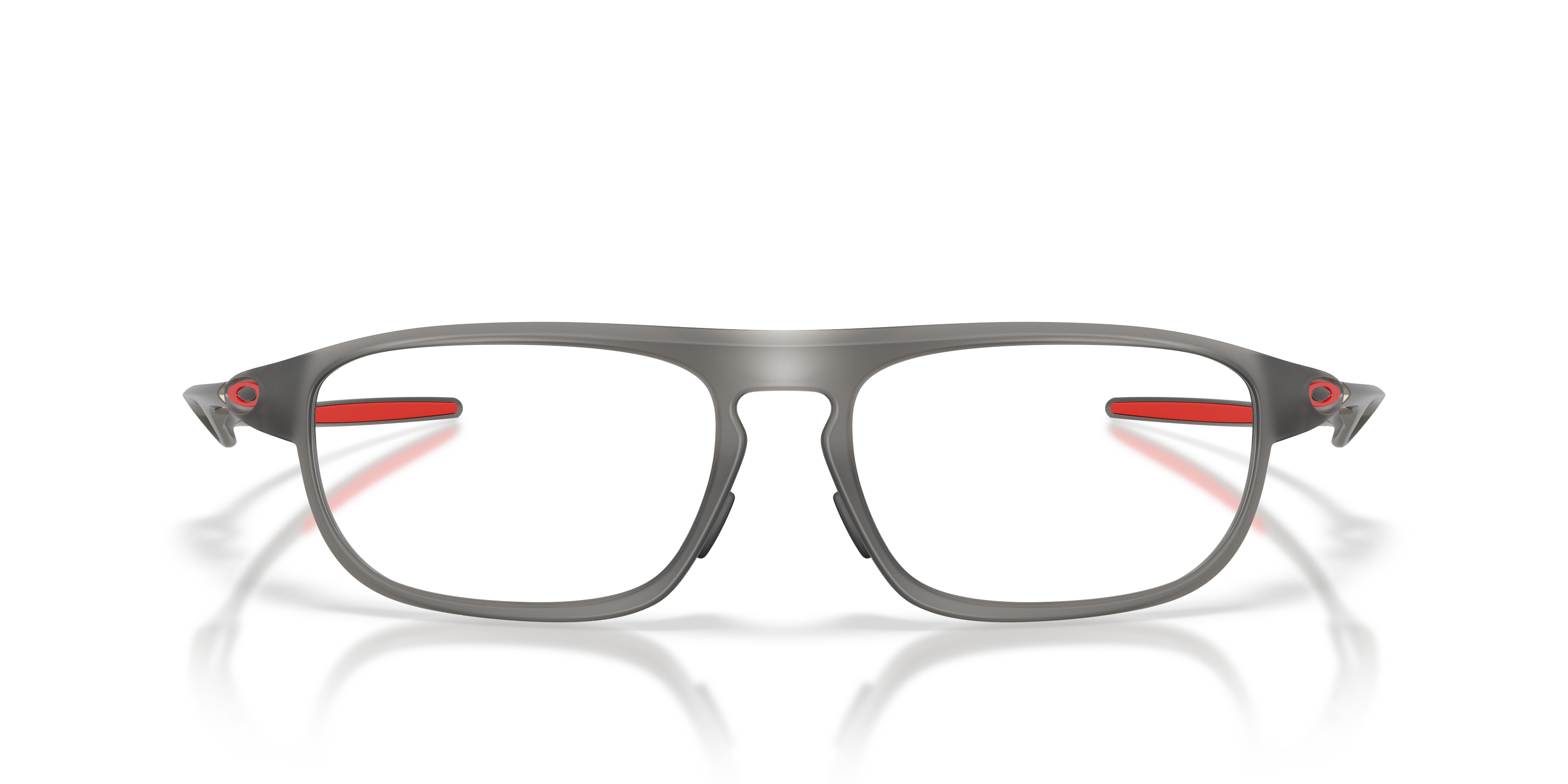 Oakley OX8203 Neomata Unisex Rectangle Eyeglass Frames - Satin Grey Smoke Frame