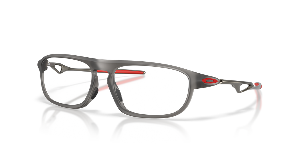 Oakley OX8203 Neomata Unisex Rectangle Eyeglass Frames - Polished Clear Frame
