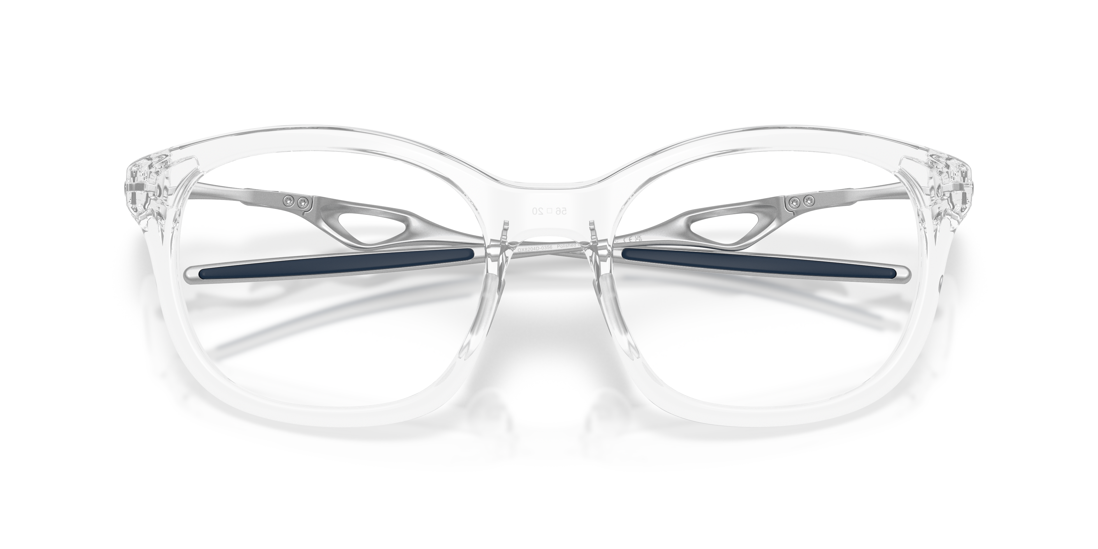 Oakley OX8204D Neoture Unisex Rectangle Eyeglass Frames - Transparent Abyss Frame