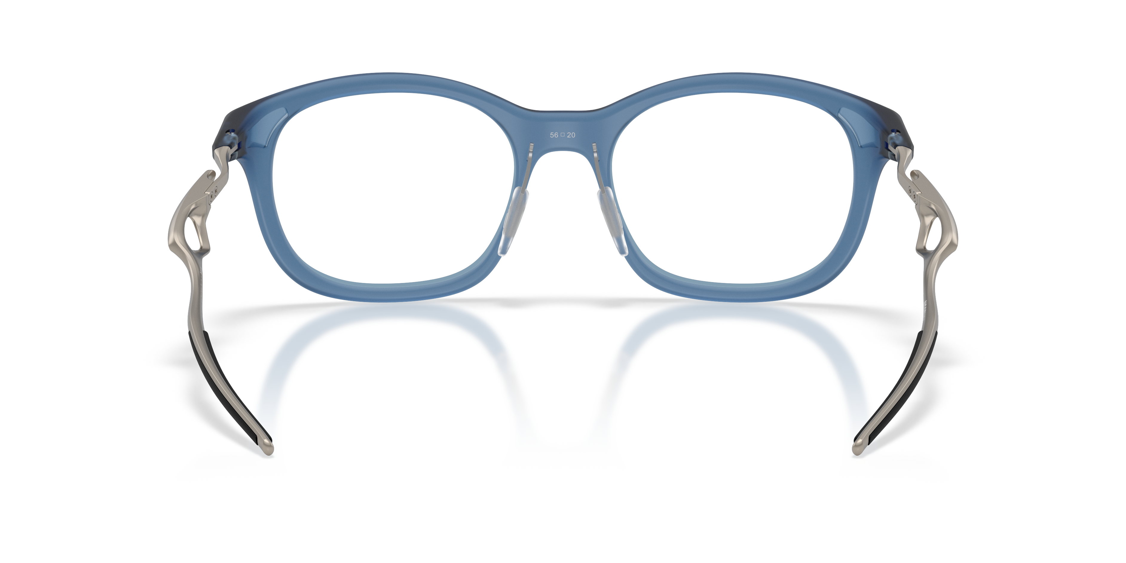 Oakley OX8204D Neoture Unisex Rectangle Eyeglass Frames - Satin Grey Smoke Frame
