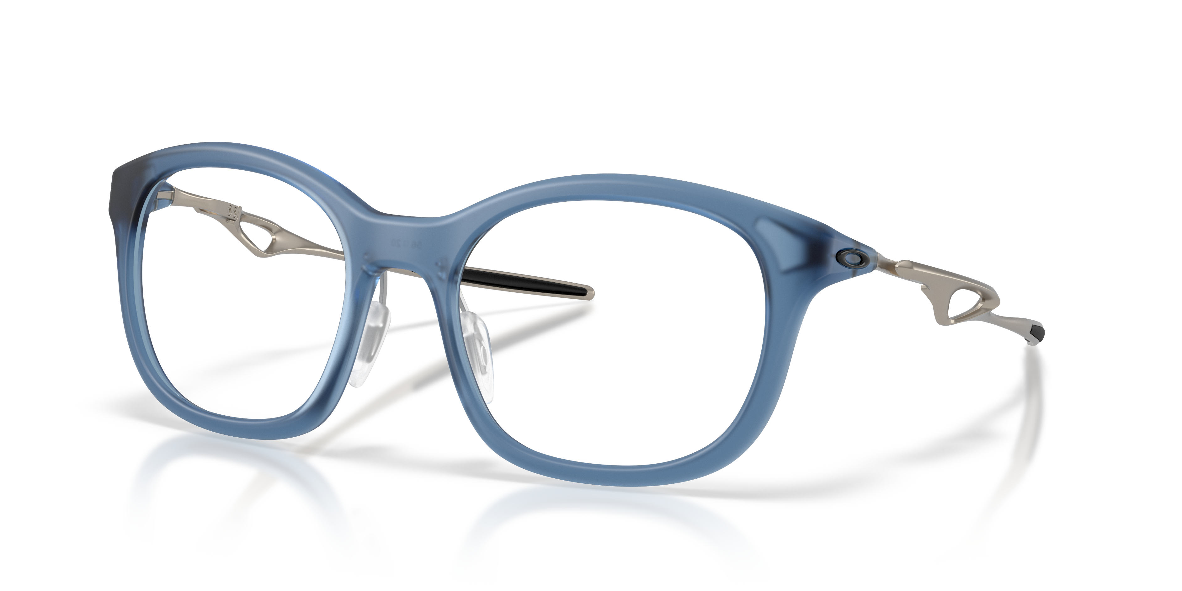 Oakley OX8204D Neoture Unisex Rectangle Eyeglass Frames - Satin Grey Smoke Frame