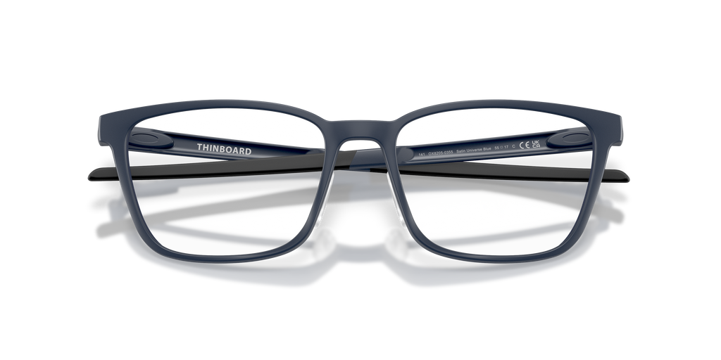 Oakley OX8205 Thinboard Unisex Rectangle Eyeglass Frames - Satin Universe Blue Frame