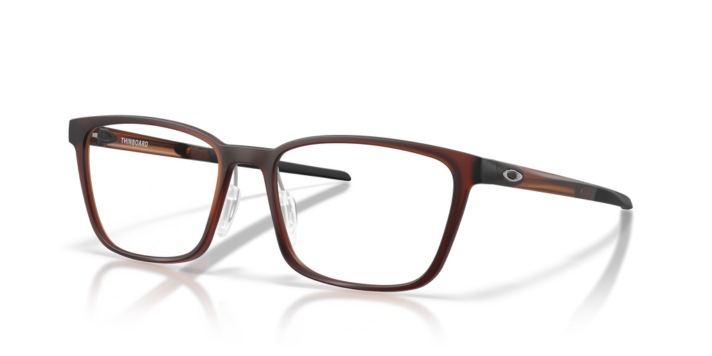 Oakley OX8205 Thinboard Unisex Rectangle Eyeglass Frames - Satin Grey Smoke Frame