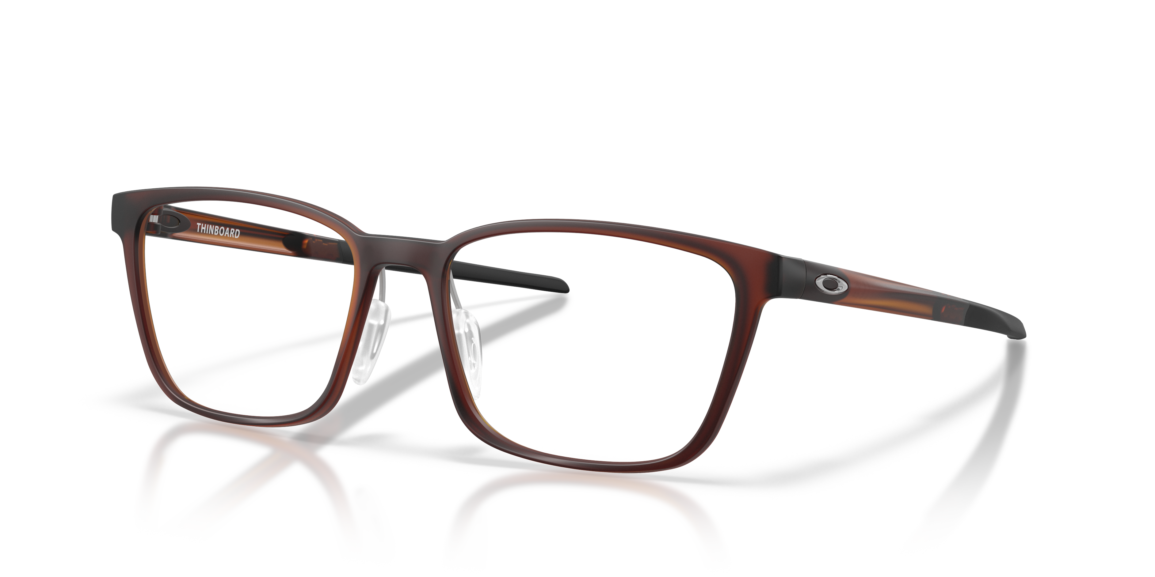 Oakley OX8205 Thinboard Unisex Rectangle Eyeglass Frames - Matte Dark Amber Frame