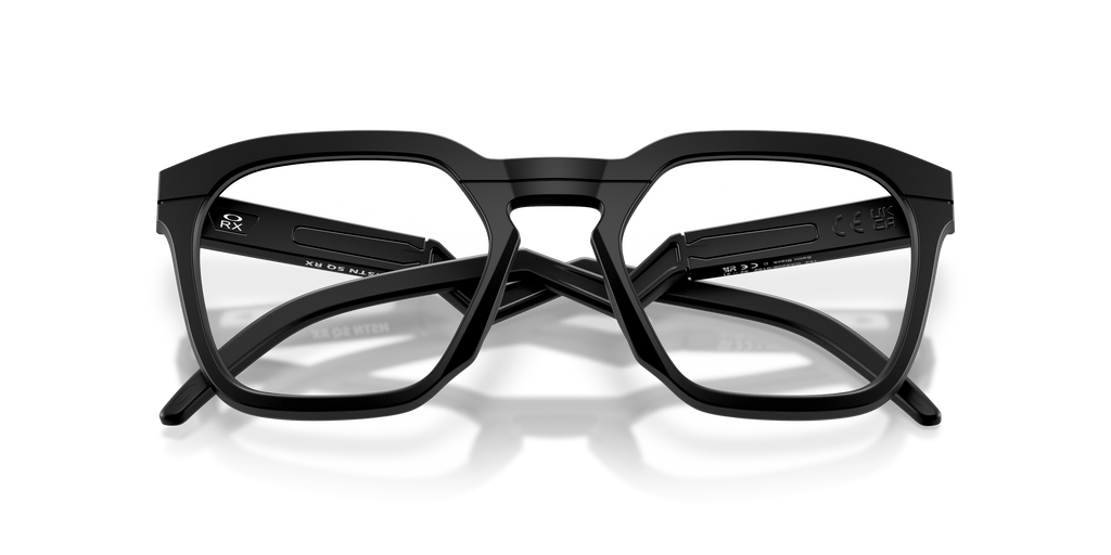 Oakley OX8208 HSTN SQ Unisex Square Eyeglass Frames - Satin Black Frame