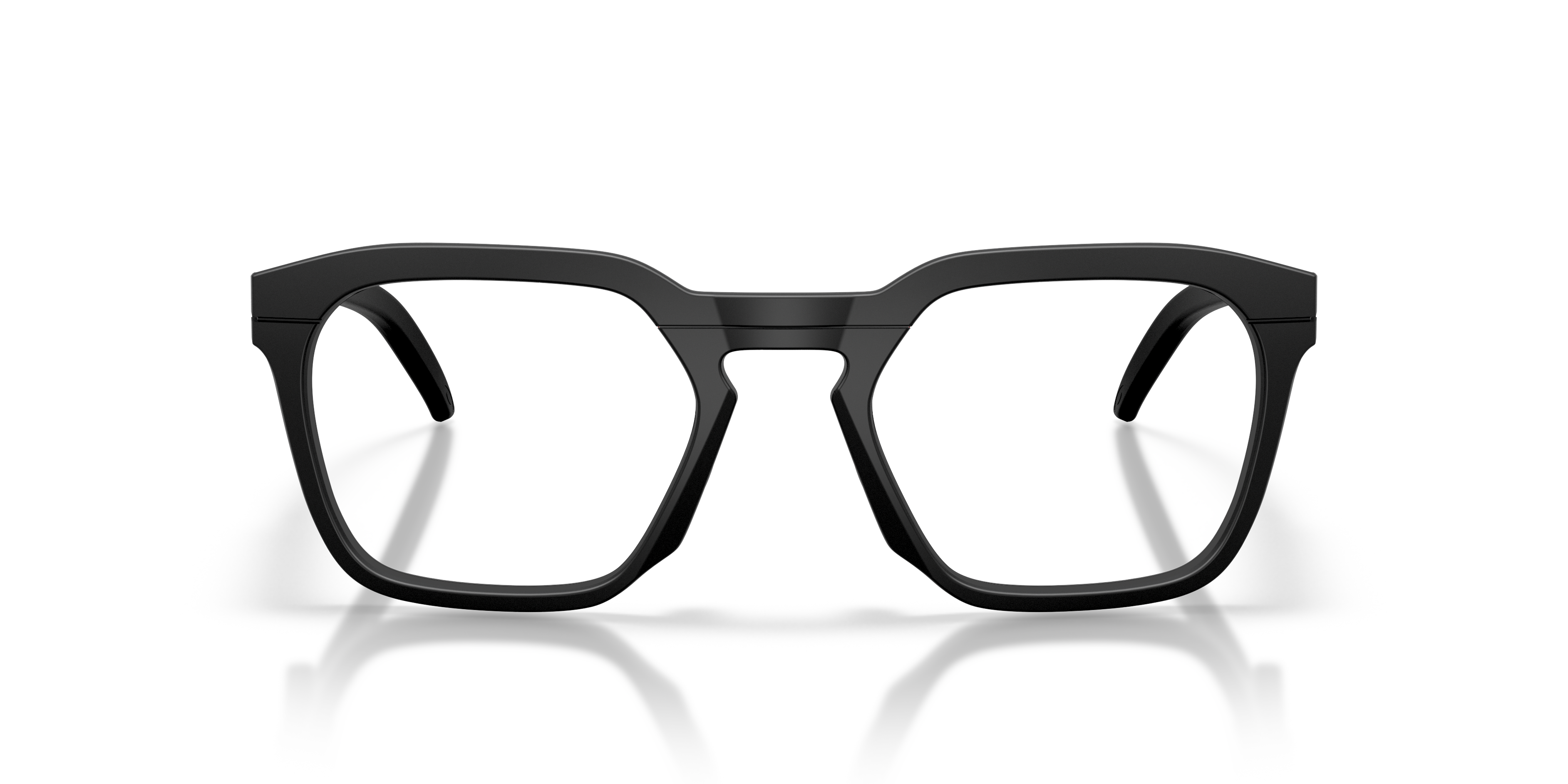Oakley OX8208 HSTN SQ Unisex Square Eyeglass Frames - Satin Black Frame