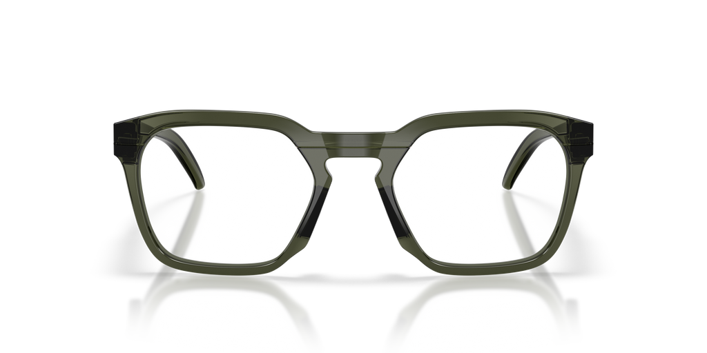 Oakley OX8208 HSTN SQ Unisex Square Eyeglass Frames - Satin Black Frame