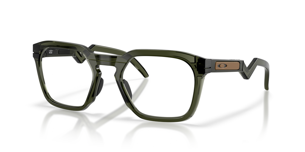 Oakley OX8208 HSTN SQ Unisex Square Eyeglass Frames - Satin Black Frame