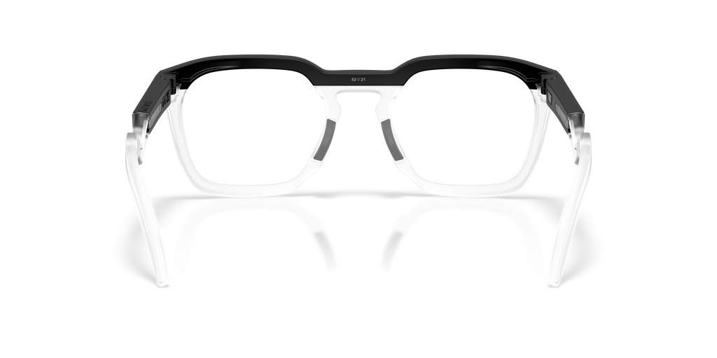 Oakley OX8208 HSTN SQ Unisex Square Eyeglass Frames - Satin Black Frame
